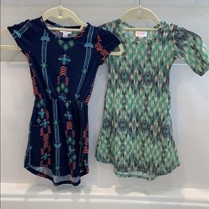Lularoe Mae & Scarlett Kids Dresses Size 4